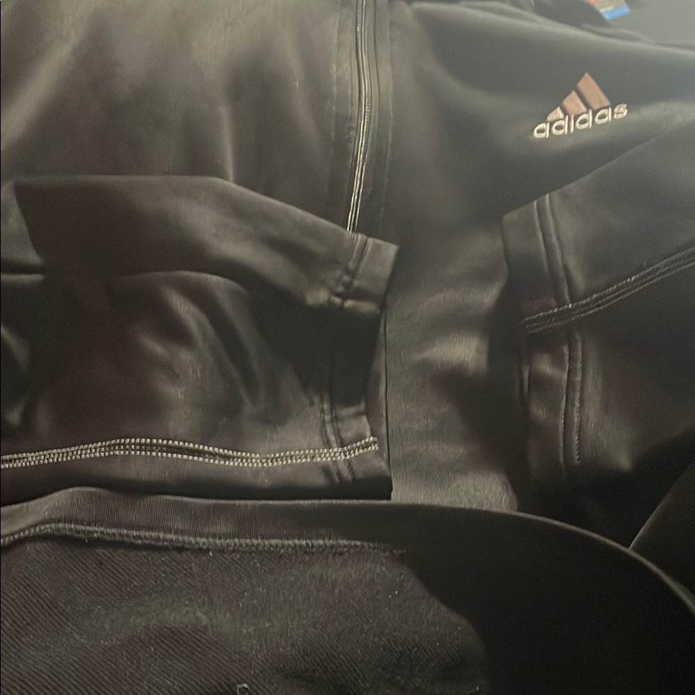 Adidas Black Performance Jacket With High Collar … - image 6